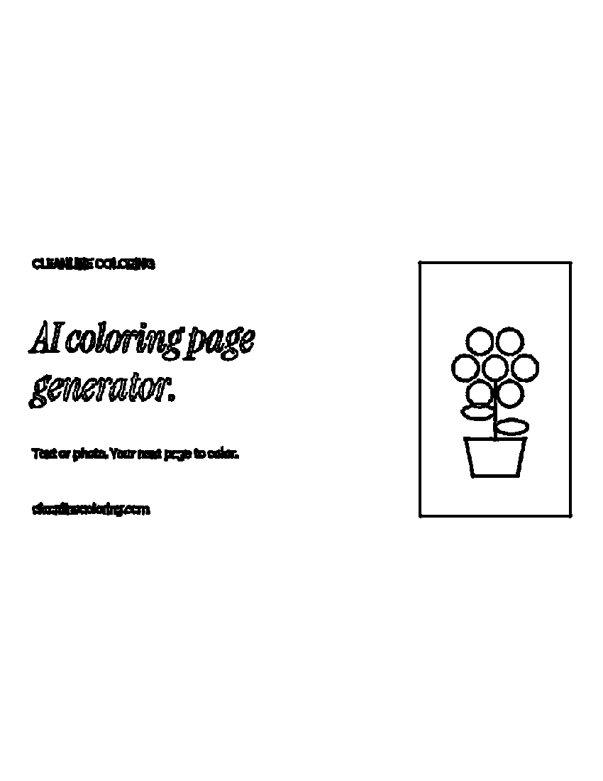 Actual Bold output with heavier flower outlines and lettering and a more complete rectangular border